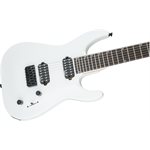 JACKSON - JS32-7 DKA arch top - 7 cordes - blanc